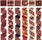 Red and Black Plaid Ribbon with Gold Foil Wired Buffalo Plaid Ribbon for Christmas Tree 2.5 Inch 6 Rolls 36 Yards Black and Red Ribbon Buffalo Plaid Christmas Tree Ribbon Garland